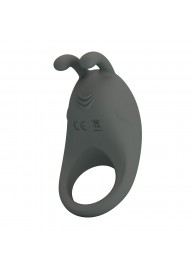 Серое эрекционное кольцо с вибрацией Master Ring - Baile - в Королеве купить с доставкой
