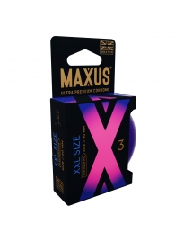 Презервативы Maxus XXL увеличенного размера - 3 шт. - Maxus - купить с доставкой в Королеве