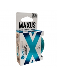 Презервативы Maxus G spot с двойной спиралью - 3 шт. - Maxus - купить с доставкой в Королеве