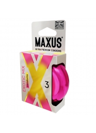 Ароматизированные презервативы Maxus Exotic Mix - 3 шт. - Maxus - купить с доставкой в Королеве