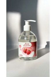Лубрикант на водной основе Love Protection Raspberry с ароматом малины - 300 мл. - Lola Games - купить с доставкой в Королеве