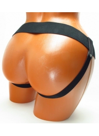 Трусики для страпона коричневого цвета - БДСМ Арсенал - купить с доставкой в Королеве