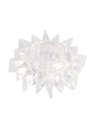 Прозрачное гелевое эрекционное кольцо-солнце - Toyfa Basic - в Королеве купить с доставкой