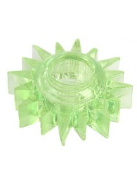 Зеленое эрекционное кольцо-солнце - Toyfa Basic - в Королеве купить с доставкой