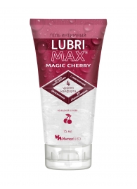 Интимный гель-смазка на водной основе Lubrimax Magic Cherry - 75 мл. - ИнтелБИО - купить с доставкой в Королеве
