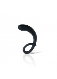 Черный массажер простаты Curving Curt - 13 см. - MyStim - купить с доставкой в Королеве