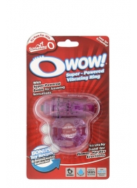 Фиолетовое эрекционное виброкольцо OWOW PURPLE - Screaming O - в Королеве купить с доставкой