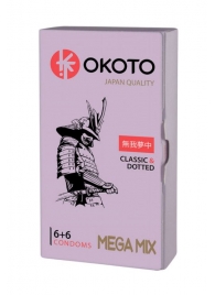 Презервативы OKOTO Mega Mix - 12 шт. - Sitabella - купить с доставкой в Королеве