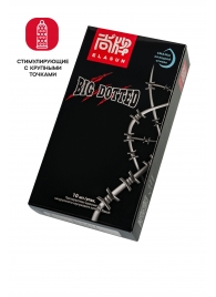 Презервативы с точками Elasun Big Dotted - 10 шт. - Elasun - купить с доставкой в Королеве