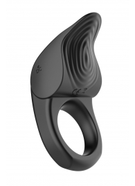 Черное эрекционное виброкольцо Vibro Lust Ring - MALESATION - в Королеве купить с доставкой