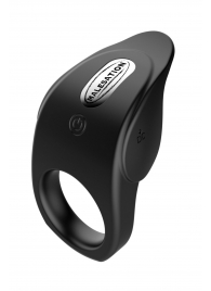Черное эрекционное виброкольцо Vibro Lust Ring - MALESATION - в Королеве купить с доставкой