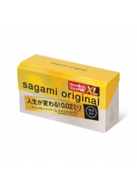 Презервативы увеличенного размера Sagami Original 0.02 XL-size - 12 шт. - Sagami - купить с доставкой в Королеве