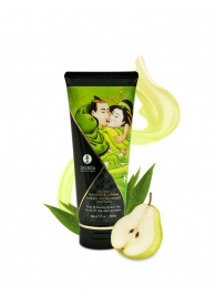 Массажный крем для тела с ароматом груши и зелёного чая Pear   Exotic Green Tea - 200 мл. - Shunga - купить с доставкой в Королеве
