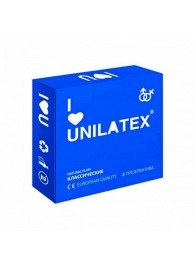 Классические презервативы Unilatex Natural Plain - 3 шт. - Unilatex - купить с доставкой в Королеве