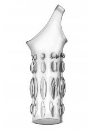 Прозрачная насадка на пенис Stretchy Studded Penis Sleeve Ring - Blush Novelties - в Королеве купить с доставкой