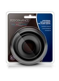 Черный уплотнитель на вакуумную помпу Replacement Pump Sleeve - Blush Novelties - в Королеве купить с доставкой