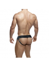 Телесный фаллопротез на черных эластичных ремнях 7 Inch Hollow Strap On - 17 см. - Blush Novelties - купить с доставкой в Королеве