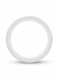 Белое люминесцентное эрекционное кольцо Silicone Glo Cock Ring - Blush Novelties - в Королеве купить с доставкой