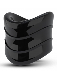 Черное эрекционное кольцо на мошонку Beef Ball Stretcher Snug X Long - Blush Novelties - в Королеве купить с доставкой