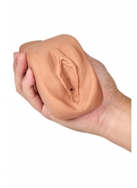 Маструбатор-вагина с вибрацией Soft   Wet Renata Realistic Tan Masturbator - Blush Novelties - в Королеве купить с доставкой
