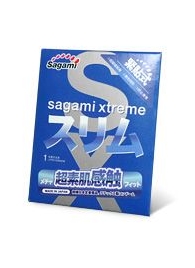 Презерватив Sagami Xtreme FEEL FIT 3D - 1 шт. - Sagami - купить с доставкой в Королеве