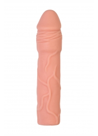 Телесная удлиняющая насадка с подхватом - 19 см. - ToyFa - в Королеве купить с доставкой