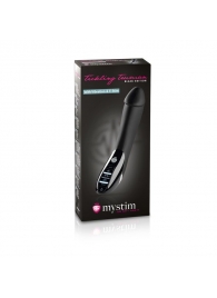 Вибратор с электростимуляцией Tickling Truman Black Edition - 27 см. - MyStim - купить с доставкой в Королеве
