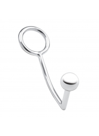 Кольцо на пенис с анальным стимулятором Stainless Steel Anal Hook   Cock Ring - BlueLine - в Королеве купить с доставкой