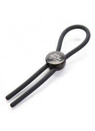 Тёмно-серое эрекционное кольцо с зажимом Again and Again Adjustable Cock Ring - Fifty Shades of Grey - в Королеве купить с доставкой