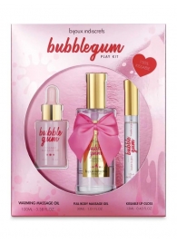 Набор средств для массажа и ласк Bubblegum Play Kit - Bijoux Indiscrets - купить с доставкой в Королеве
