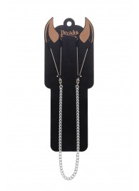 Зажимы на соски «Вилки» на цепочке - Pecado - купить с доставкой в Королеве