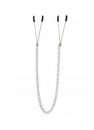 Зажимы на соски «Вилки» на цепочке - Pecado - купить с доставкой в Королеве