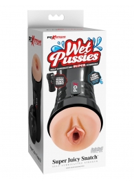 Мастурбатор-вагина в колбе Super Juicy Snatch - Pipedream - в Королеве купить с доставкой