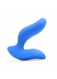 Синий вибромассажер простаты 3,5’’ Curve P-spot Massager - 12 см. - Erokay - в Королеве купить с доставкой