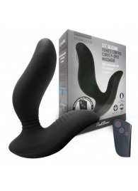 Черный вибромассажер простаты 3,5’’ Remote Control Curve P-spot Massager - 12 см. - Erokay - в Королеве купить с доставкой
