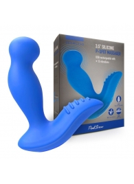 Синий вибромассажер простаты 3,5’’ P-spot Massager - 12,5 см. - Erokay - в Королеве купить с доставкой