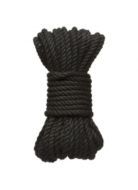 Черная верёвка для связывания и фиксации Bind Tie - 9,14 м. - Doc Johnson - купить с доставкой в Королеве