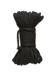 Черная верёвка для связывания и фиксации Bind Tie - 15,24 м. - Doc Johnson - купить с доставкой в Королеве