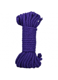 Фиолетовая верёвка для связывания и фиксации Bind Tie - 9,14 м. - Doc Johnson - купить с доставкой в Королеве