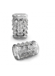 Прозрачная насадка с капельками STAY HARD COCK SLEEVE 05 CLEAR - Blush Novelties - в Королеве купить с доставкой