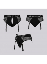 Трусики для фиксации насадок Strap-on-me Harness Lingerie Diva XS - Strap-on-me - купить с доставкой в Королеве