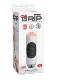 Мастурбатор-вагина Extreme Toyz Mega Grip Vibrating Stroker Mouth - Pipedream - в Королеве купить с доставкой