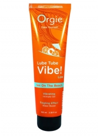 Гель с эффектом вибрации Lube Tube Vibe Low Sex On The Beach - 100 мл. - ORGIE - купить с доставкой в Королеве