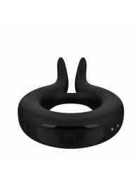 Черное эрекционное кольцо Marry Me Rechargeable Vibrating Cockring - Adrien Lastic - в Королеве купить с доставкой