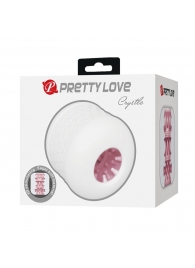 Белый сквозной мастурбатор Crystle - Baile - в Королеве купить с доставкой