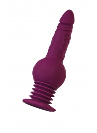 Фиолетовая мини-машина для секса Striker с пультом ДУ - 23,5 см. - ToyFa - купить с доставкой в Королеве