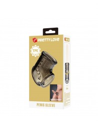 Дымчатая насадка на пенис и мошонку - Baile - в Королеве купить с доставкой