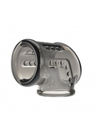 Дымчатая насадка на пенис и мошонку - Baile - в Королеве купить с доставкой