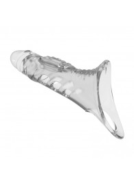 Прозрачная насадка на пенис - 22 см. - Baile - в Королеве купить с доставкой