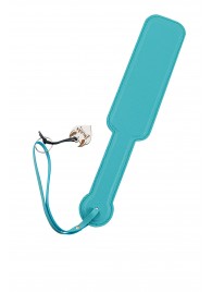 Голубой кожаный пэддл - 37 см. - Pecado - купить с доставкой в Королеве